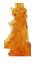 Éléphant dansant en édition limitée (88 ex. ), cristal ambre ambre - Lalique